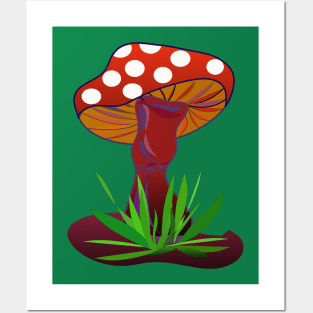 Mushroom Posters and Art
